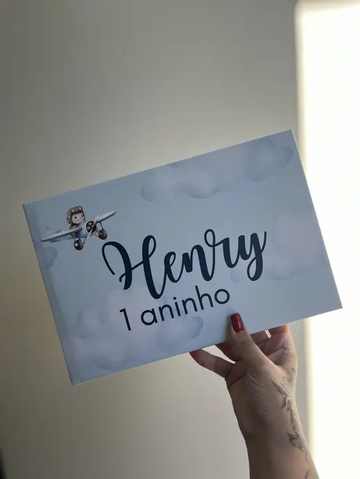 Convite de 1 aninho personalizado